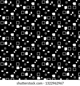 Abstract vector monochrome background. Halftone illustration pattern