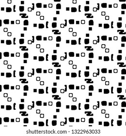 Abstract vector monochrome background. Halftone illustration pattern