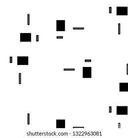Abstract vector monochrome background. Halftone illustration pattern