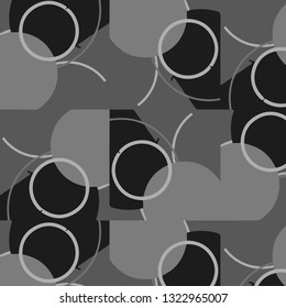 Abstract vector monochrome background. Halftone illustration pattern