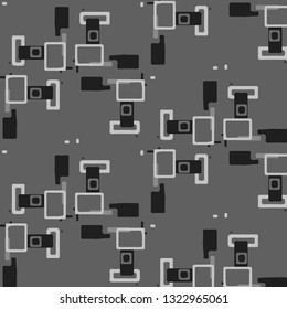 Abstract vector monochrome background. Halftone illustration pattern