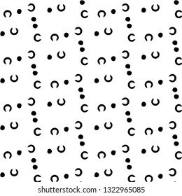 Abstract vector monochrome background. Halftone illustration pattern