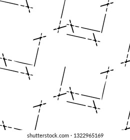 Abstract vector monochrome background. Halftone illustration pattern