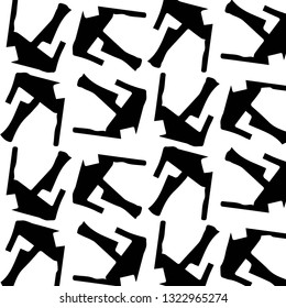 Abstract vector monochrome background. Halftone illustration pattern
