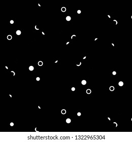 Abstract vector monochrome background. Halftone illustration pattern