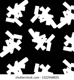 Abstract vector monochrome background. Halftone illustration pattern