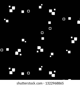 Abstract vector monochrome background. Halftone illustration pattern