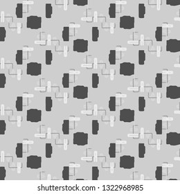 Abstract vector monochrome background. Halftone illustration pattern