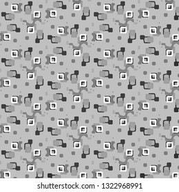 Abstract vector monochrome background. Halftone illustration pattern