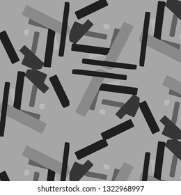 Abstract vector monochrome background. Halftone illustration pattern