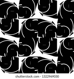 Abstract vector monochrome background. Halftone illustration pattern