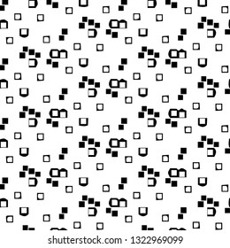 Abstract vector monochrome background. Halftone illustration pattern