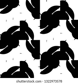 Abstract vector monochrome background. Halftone illustration pattern