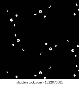 Abstract vector monochrome background. Halftone illustration pattern