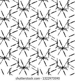 Abstract vector monochrome background. Halftone illustration pattern