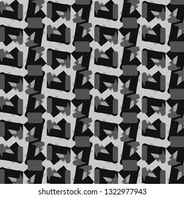 Abstract vector monochrome background. Halftone illustration pattern
