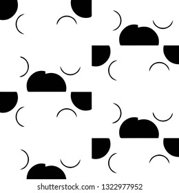 Abstract vector monochrome background. Halftone illustration pattern