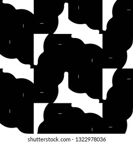 Abstract vector monochrome background. Halftone illustration pattern