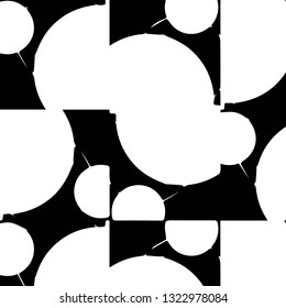Abstract vector monochrome background. Halftone illustration pattern