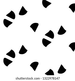 Abstract vector monochrome background. Halftone illustration pattern