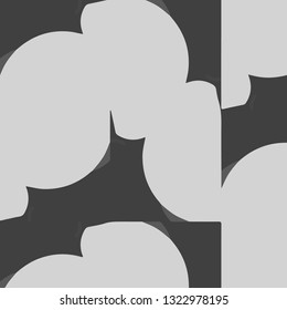 Abstract vector monochrome background. Halftone illustration pattern