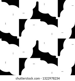 Abstract vector monochrome background. Halftone illustration pattern
