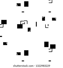 Abstract vector monochrome background. Halftone illustration pattern