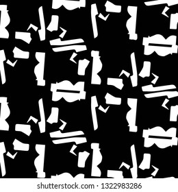 Abstract vector monochrome background. Halftone illustration pattern