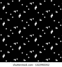 Abstract vector monochrome background. Halftone illustration pattern