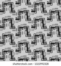 Abstract vector monochrome background. Halftone illustration pattern