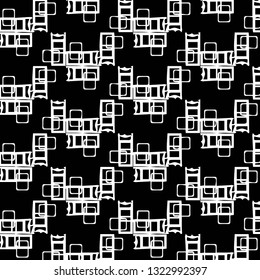 Abstract vector monochrome background. Halftone illustration pattern