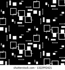Abstract vector monochrome background. Halftone illustration pattern