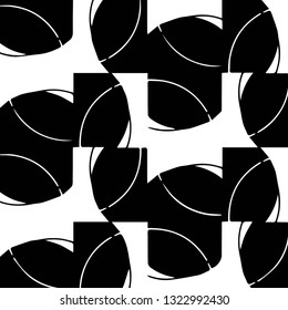 Abstract vector monochrome background. Halftone illustration pattern