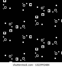 Abstract vector monochrome background. Halftone illustration pattern