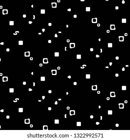Abstract vector monochrome background. Halftone illustration pattern