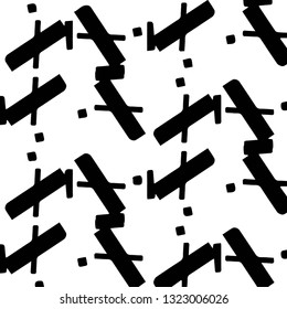 Abstract vector monochrome background. Halftone illustration pattern