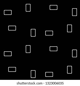 Abstract vector monochrome background. Halftone illustration pattern