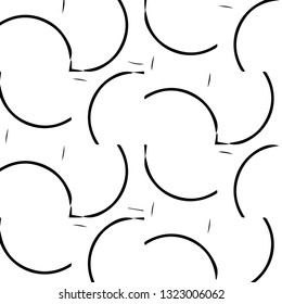 Abstract vector monochrome background. Halftone illustration pattern