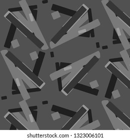Abstract vector monochrome background. Halftone illustration pattern