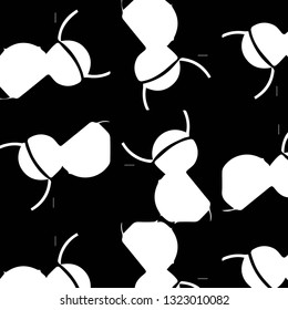 Abstract vector monochrome background. Halftone illustration pattern