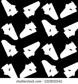 Abstract vector monochrome background. Halftone illustration pattern