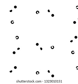 Abstract vector monochrome background. Halftone illustration pattern