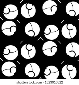Abstract vector monochrome background. Halftone illustration pattern