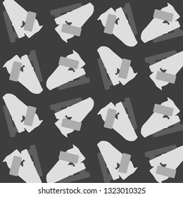 Abstract vector monochrome background. Halftone illustration pattern