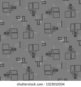 Abstract vector monochrome background. Halftone illustration pattern