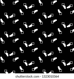 Abstract vector monochrome background. Halftone illustration pattern