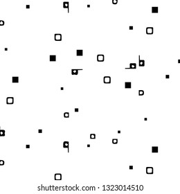 Abstract vector monochrome background. Halftone illustration pattern