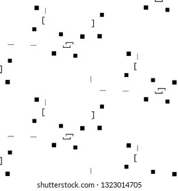 Abstract vector monochrome background. Halftone illustration pattern