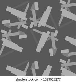 Abstract vector monochrome background. Halftone illustration pattern