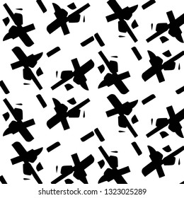 Abstract vector monochrome background. Halftone illustration pattern